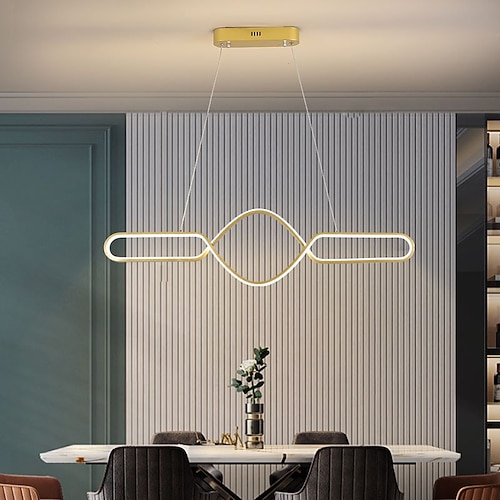 90 cm Pendelleuchte im nordischen Stil LED moderne Tischlampe Büro Schreibtisch Esszimmer Image