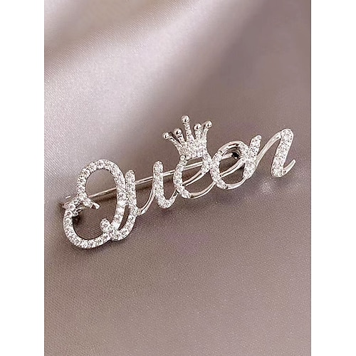 Herzbrosche für Damen aus einer Legierung mit Kunstperlen, verschiedene Designs erhältlich, ideal für Valentinstag, Hochzeiten und den Alltag Image