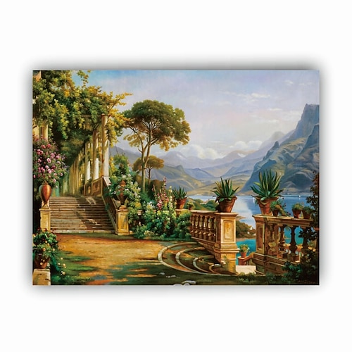 Handgefertigtes, handgemaltes Ölgemälde, Wandkunst, berühmter Carl Frederic Aagaard, Gemälde, Heimdekoration, Dekor, gerollte Leinwand, kein Rahmen, ungedehnt Image