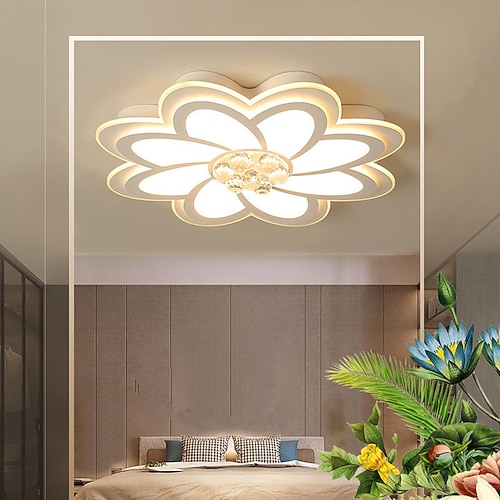 42/52/62 cm Blumenform LED Deckenleuchte moderne einfache romantische Schlafzimmer Wohnzimmer Esszimmer Home Office Image