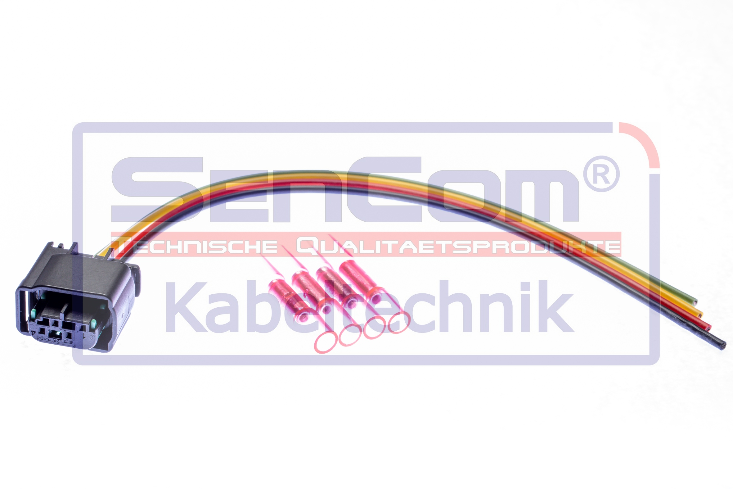 SenCom Kabelreparatursatz, Längs-/Querbeschleunigungssensor Drucksensor-Bremskraftverstärker Bremspedalwegsensor Empfangsantenne-Reifendruckkontrolle Image