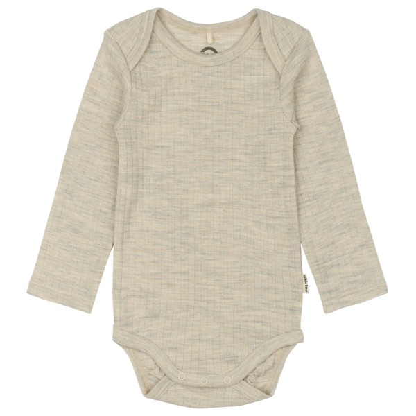 Mikk-Line - Kid's Merino Wool L/S Body - Merinounterwäsche Gr 80 beige