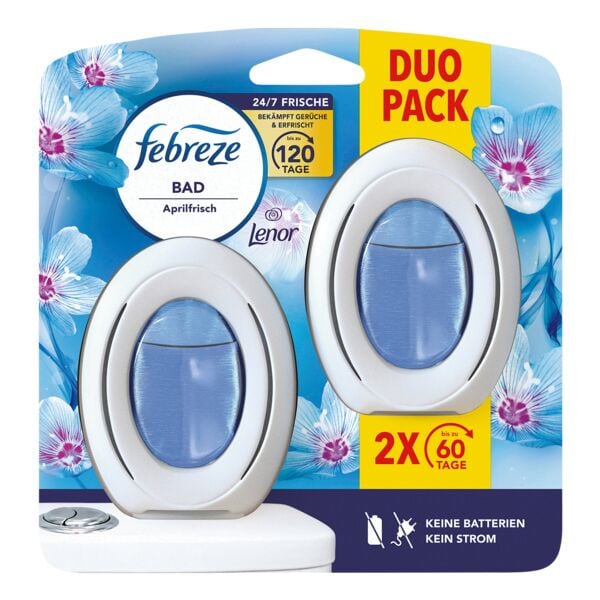 febreze Bad Lufterfrischer »Aprilfrisch« 2 Stück blau