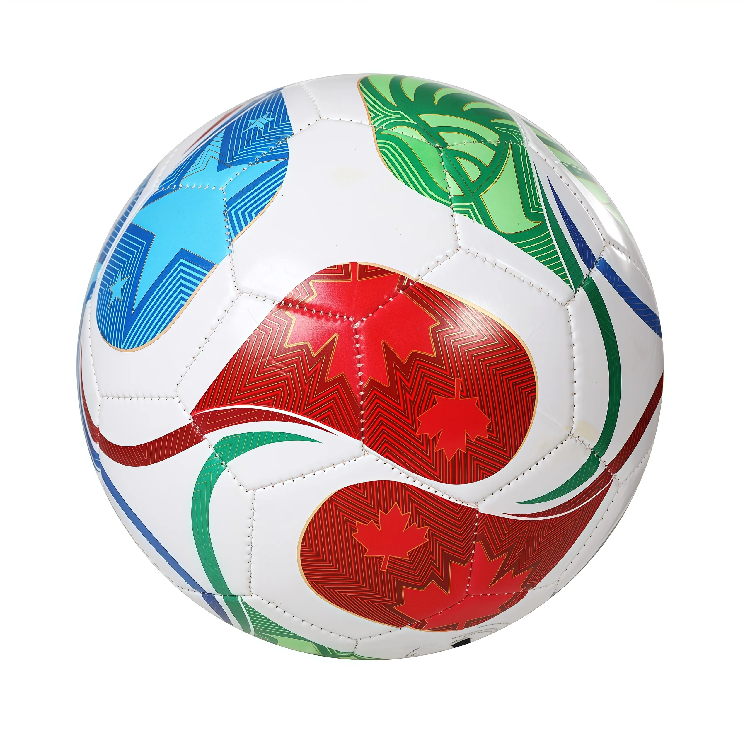 Pallone da Calcio Professionale 2026 per Esterni, Palloni da Partita di Alta Qualità in PU, Pallone da Allenamento Senza Cuciture, Misura Standard 5
