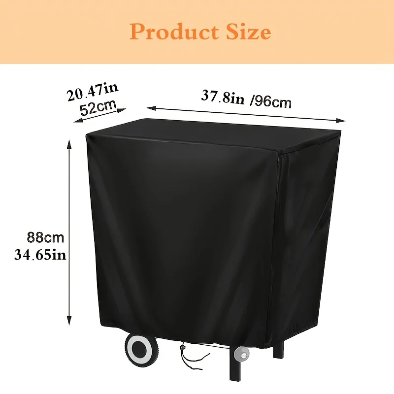 1 Stück langlebige Grillabdeckung für Captiva-Design, geeignet für den Außenbereich, 96 x 52 x 88 cm Image