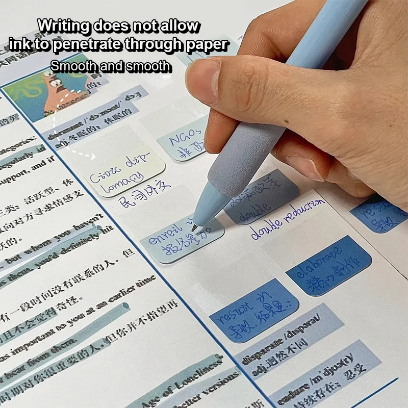 Index-Etikettenaufkleber mit Farbverlauf, Klassifizierung, einfache Markierung, klebrige Verzeichnungsklassifizierung, Lesezeichen-Aufkleber, Schreibwaren Image