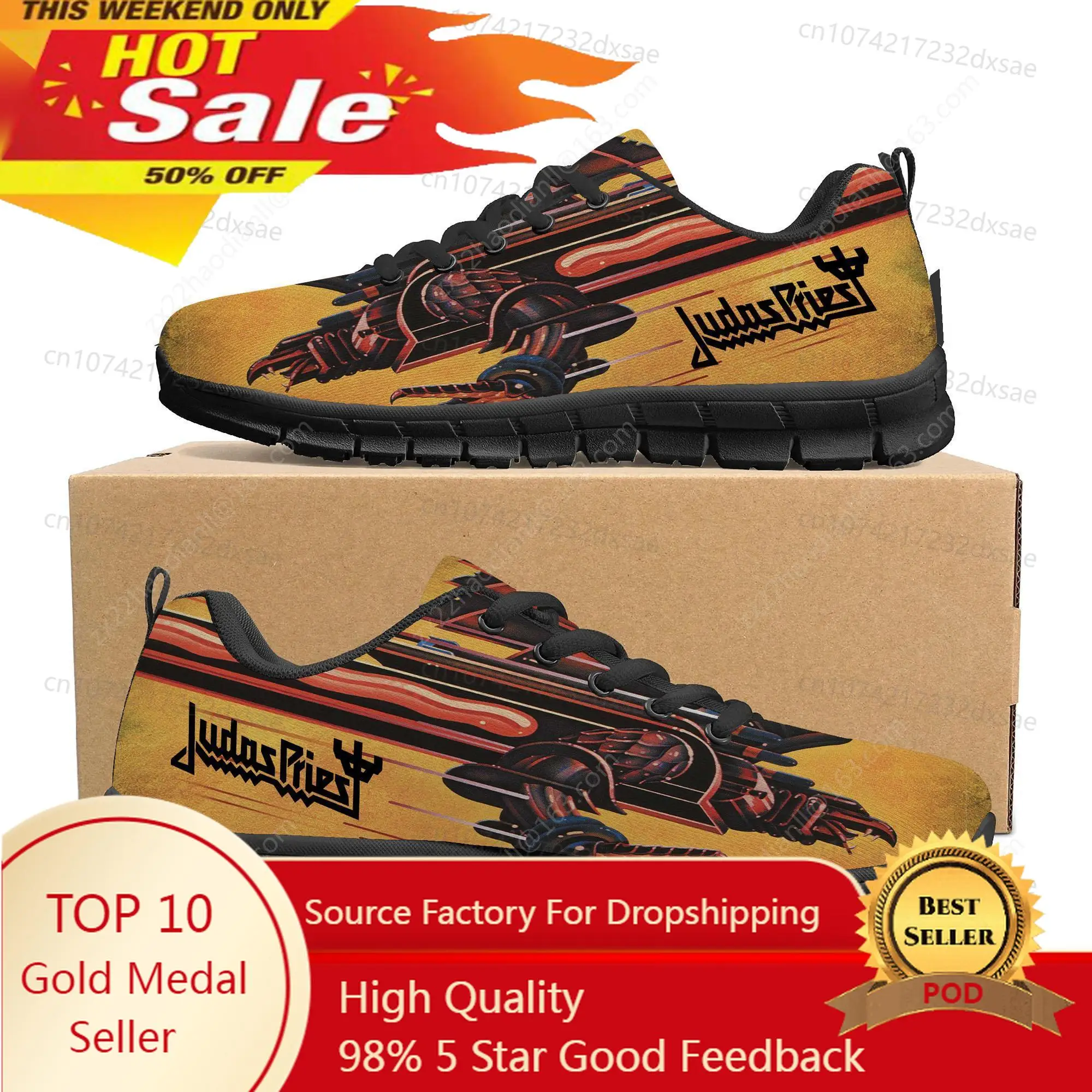 Judas Priest Heavy Metal Rock Band Sportschuhe Herren Damen Teenager Kinder Turnschuhe Casual Custom Hochwertige Paar Schuhe