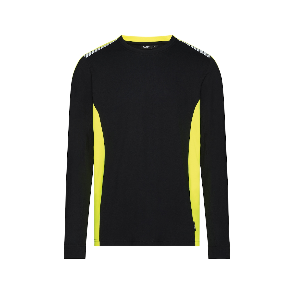 DASSY® Tacoma Langarm T-Shirt Handwerker, Logix, Reflexdetails schwarz/neongelb 2XL Image