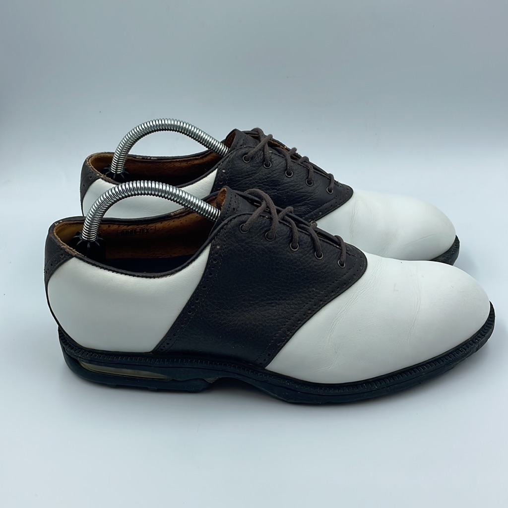 Nike Shoes | Vintage Nike Course Air Tour Golf Shoes, Men’s Sz 9.5 | Color: Brown/White | Size: 9.5
