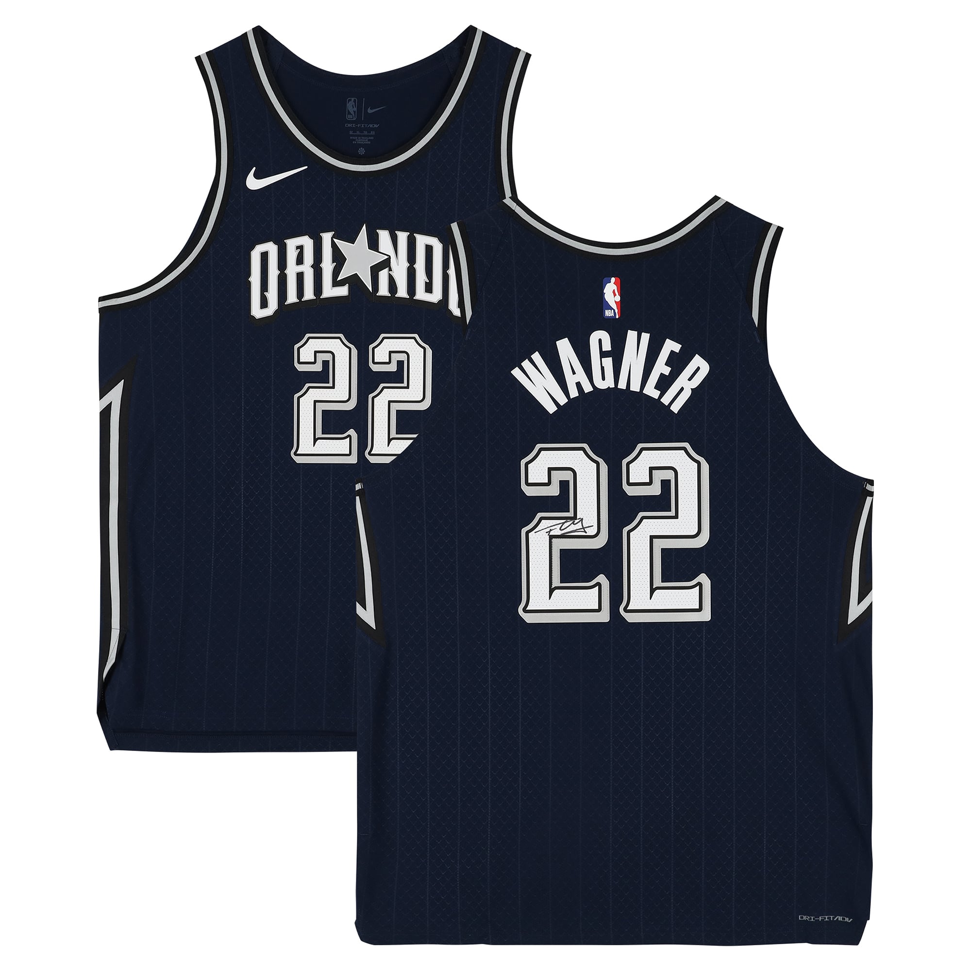 Franz Wagner Orlando Magic signiertes Navy Nike 2023-24 City Edition Authentic Jersey - NBA Store DE