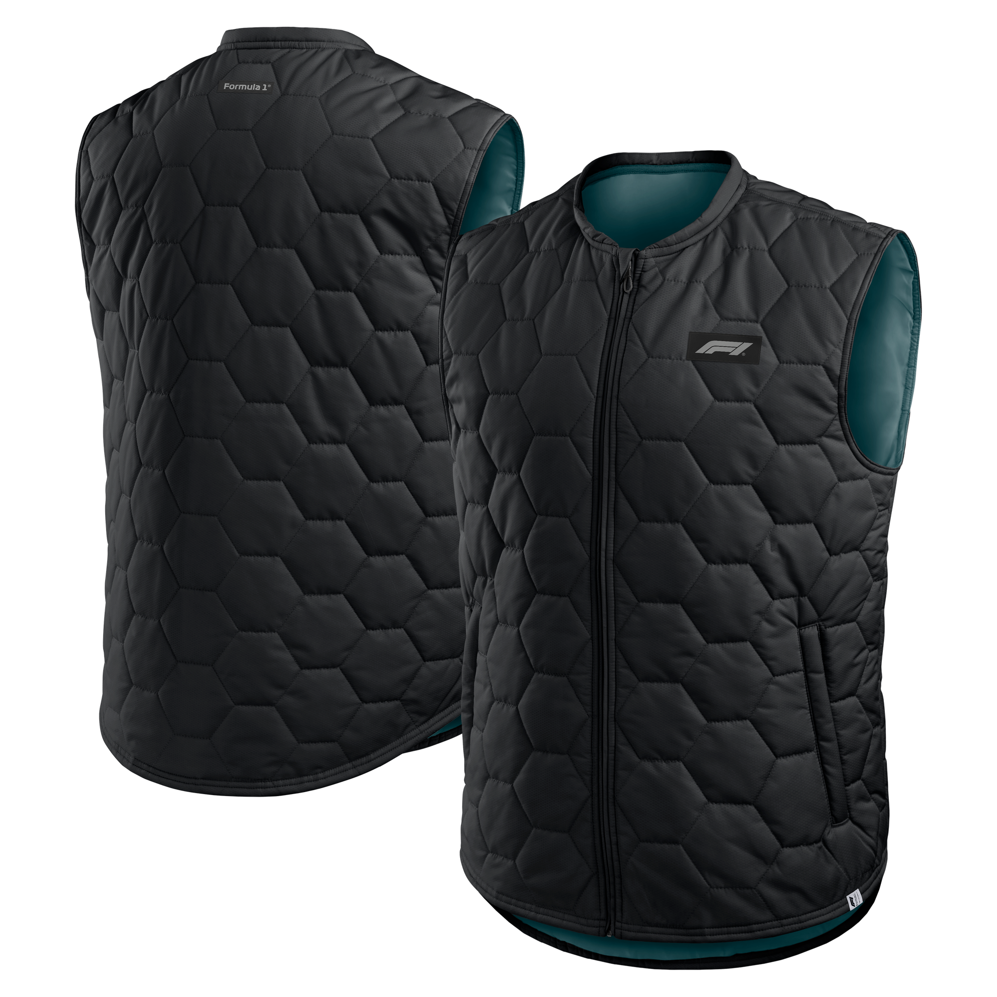 Gilet technique Formule 1 - Noir - Homme Taille: 2XL