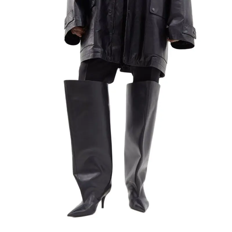 Elegante Overknee-Stiefel für Damen, spitze Zehenpartie, Stiletto, lange Stiefel, oberschenkelhohe Stiefel, Schuhe für Damen, Neuankömmling, 2023