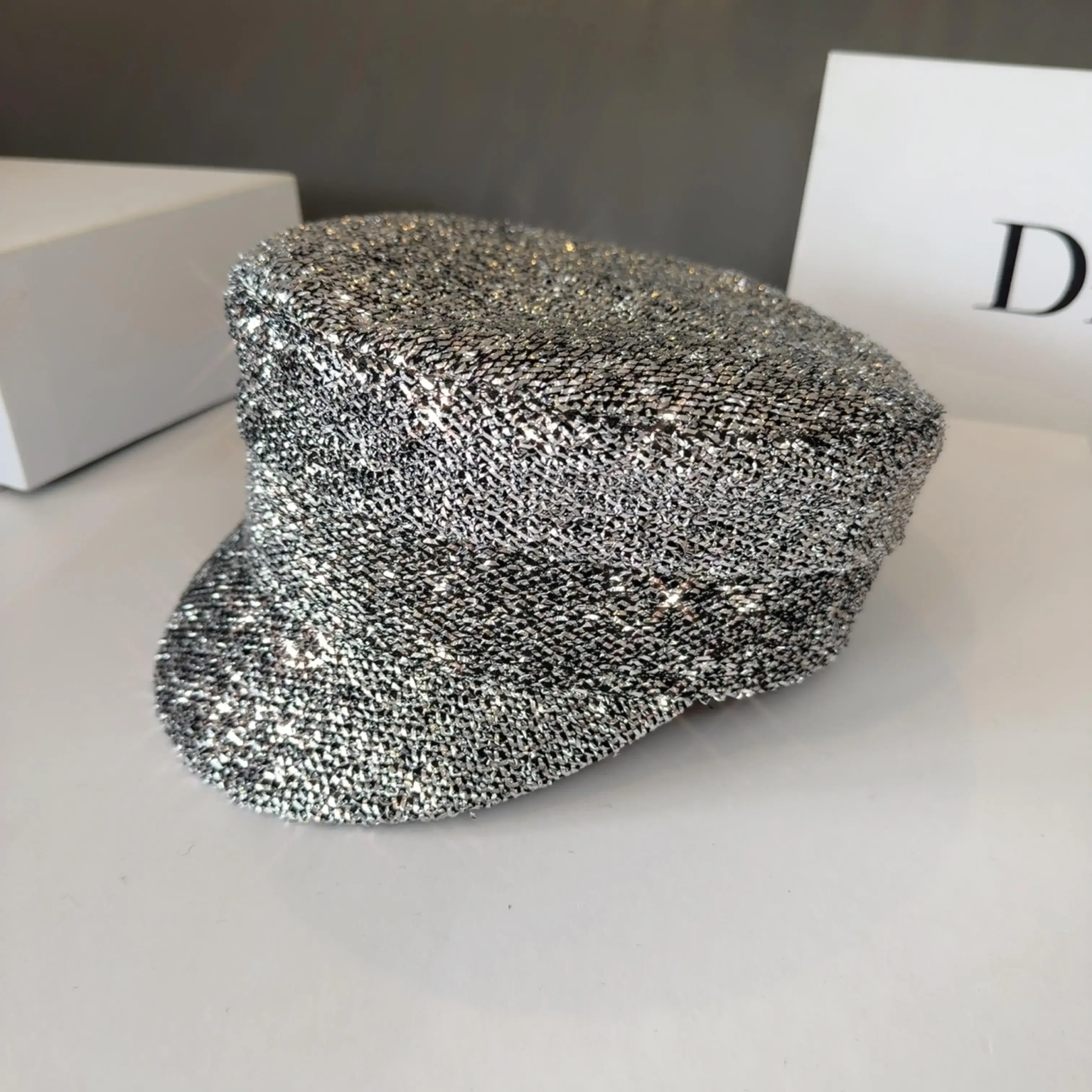 Marke Designer Newsboy Caps Mode Flache Kappen Super Flashiing Caps Image