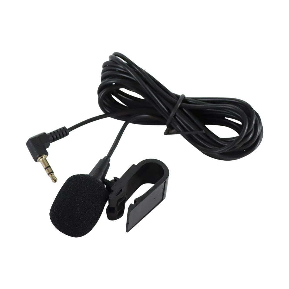 Neue Mini Auto Audio Mikrofon 3,5mm Clip Jack Stecker Mic Stereo Profis Verdrahtete Externe Mikrofon Für Auto DVD radio 3m