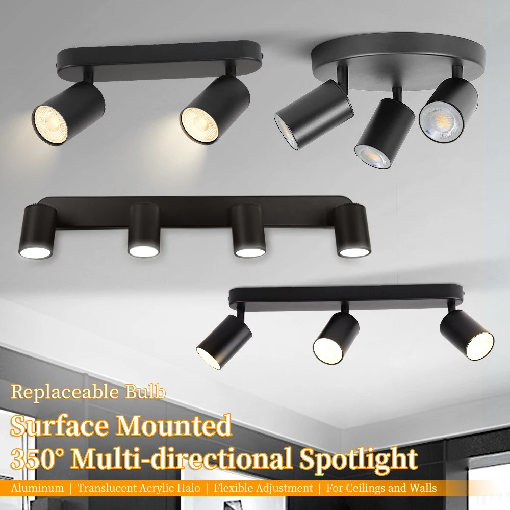 Moderne GU10 Led-strahler Austauschbare Glühbirne Decke Lichter Küche Leuchten Esszimmer Hintergrund Dekoration Einstellbare Lampe