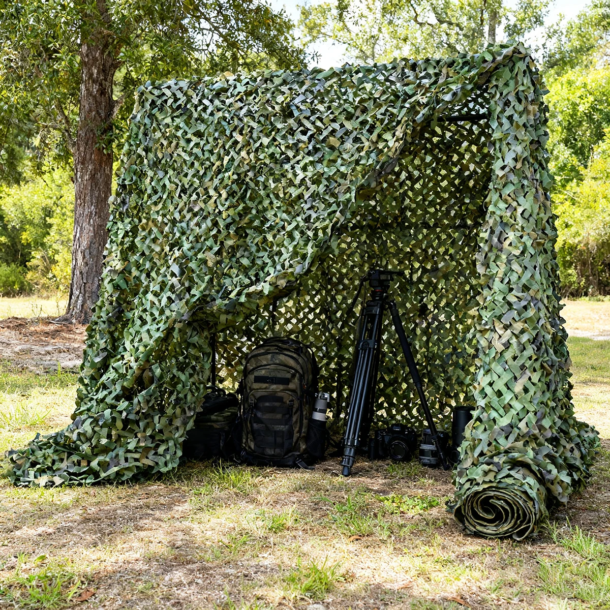 Outdoor Camouflage Net Schattierung Auto Zubehör Markise Schatten Gartenarbeit Segel Mesh Zubehör Markisen Camo Garten Schatten Dekor Hause Image