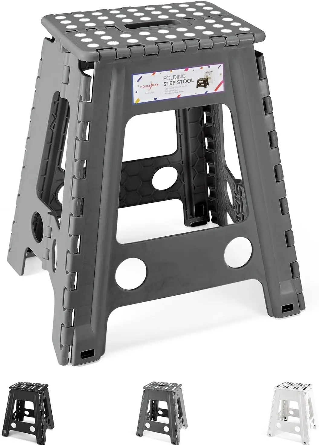 43cm Tritthocker Klappbar Faltbarer Hocker Tritthocker Tragbarer Klapphocker Faltbar Tritt Klappbar Falthocker Badhocker