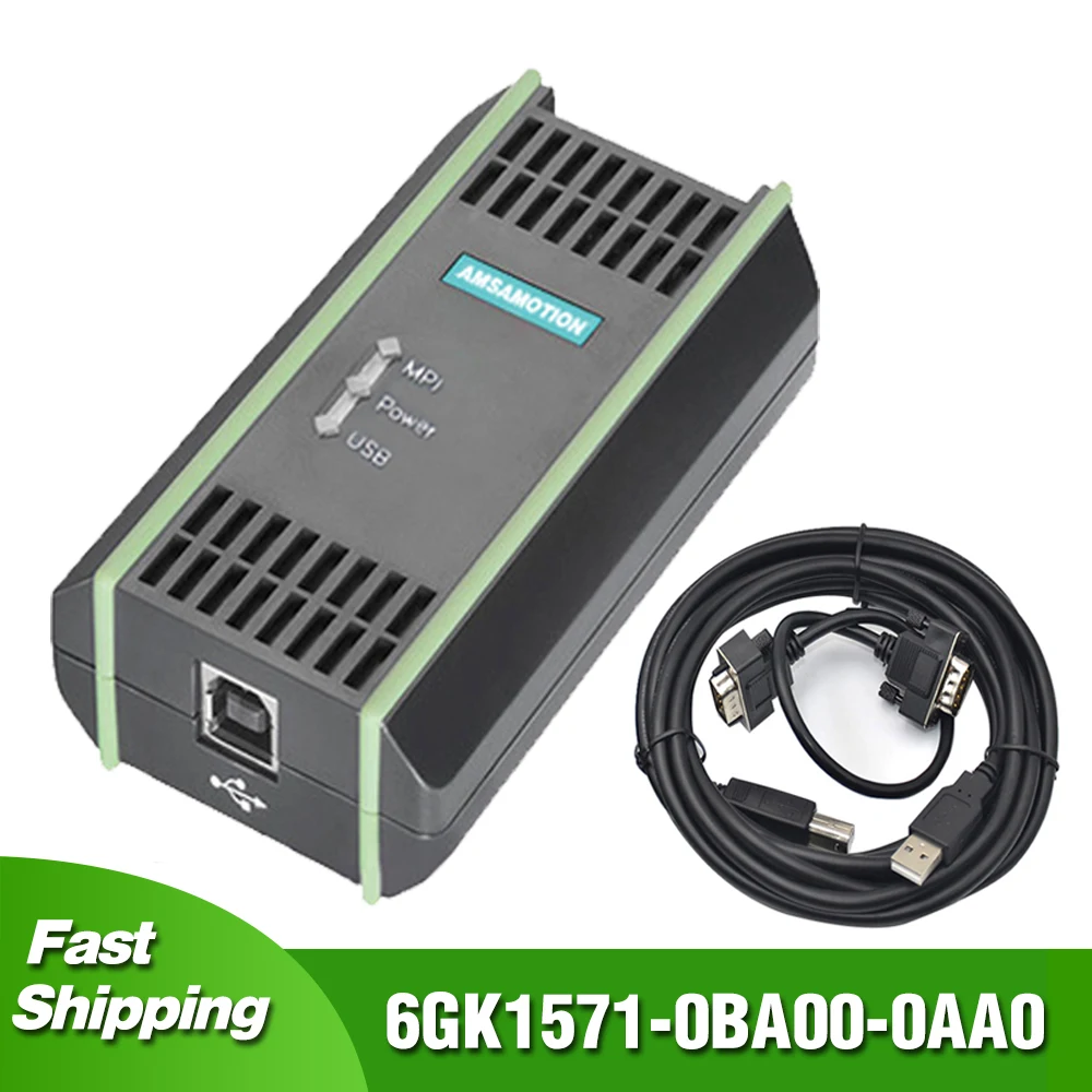 6 gk1 571-0ba00-0aa0 USB-MPI ppi isolierte Version Netzwerk-PC-Adapter für S7-200/300/400 plc Programmier kabel 0 ba00 Image