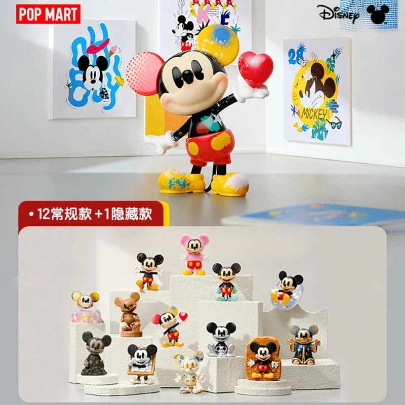 POP MART Disney Mickey Mystery Box – Blind Series Figuren, Heimdekoration, Ornament, echte Spielzeugtasche, grenzenlose Kreativität Image