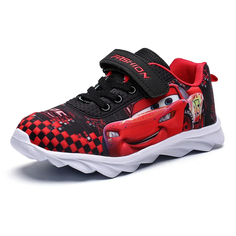 Disney Cars Lightning Mcqueen Schuh Autos Casual Sneakers Jungen Tennisschuhe Anime Sportschuh Cartoon Laufschuhe Größe 25-32