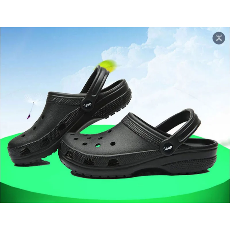 Die neuen 2026 Jeep EVA Sommer-Sandalen und -Slipper. Sie sind Strandschuhe im Hip-Hop-Stil, modisch, atmungsaktiv und rutschfest.