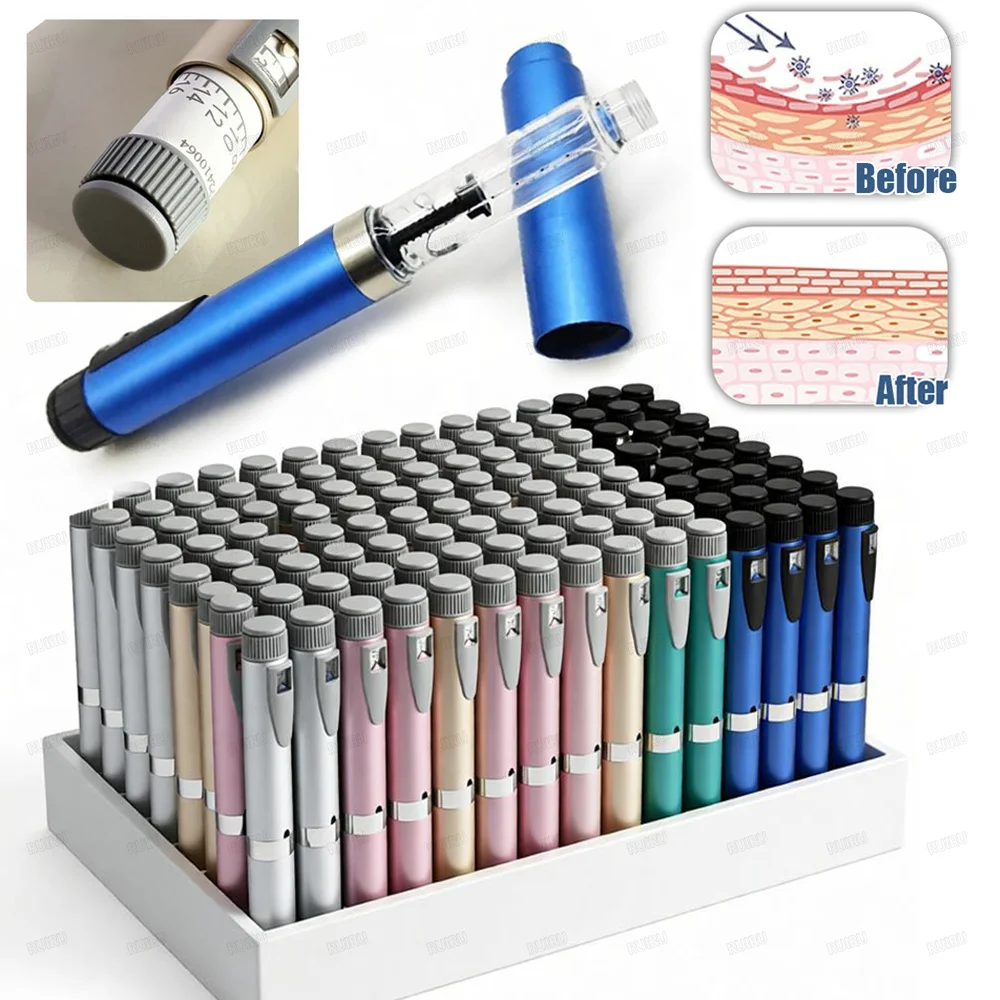 1-10 Stück Medizinischer Ästhetik-Zauberstift zur Faltenbehandlung, Gesichtsfaltenentferner für Lilly Insulin-Injektionsstift, Tattoo-Stift, Universal Image