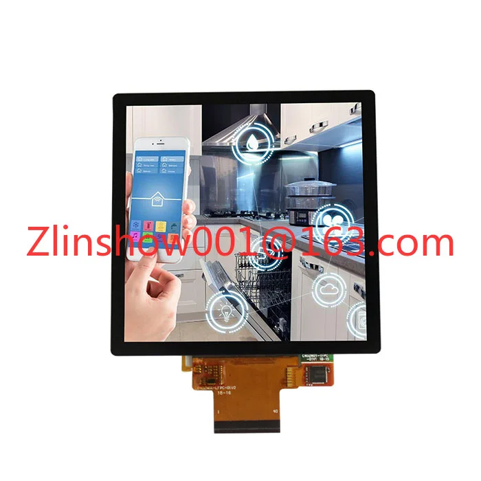 YX40005ACT 4 Zoll quadratischer Bildschirm MIPI-Schnittstelle 30Pin IPS TFT LCD-Anzeigemodul 720x720 Dot MIPI-Schnittstelle für Smart Home Image