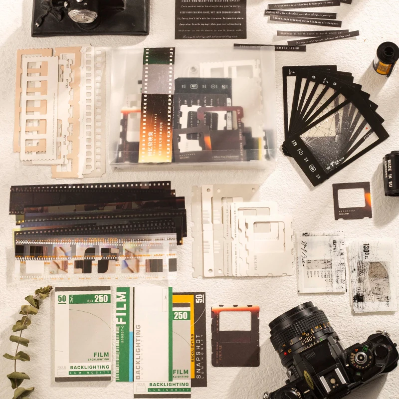 Journamm 94-teiliges Scrapbook-Set, Aufkleber und dekoratives Papier, Mischung aus DIY-Scrapbooking, Tagebuch, Album, Collagenmaterial, Bastelbedarf Image