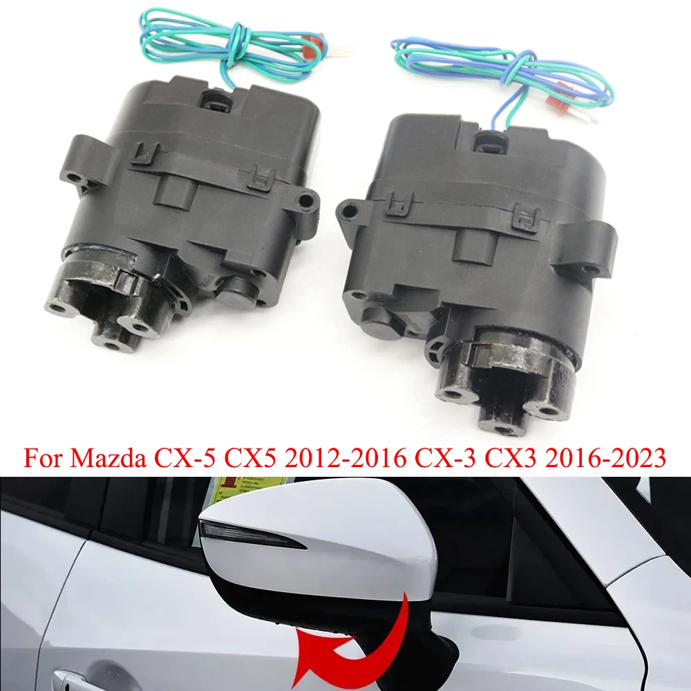 Für Mazda CX-5 CX5 2012-2016 CX-3 CX3 2016-2023 Auto Außen Rück Klapp Antrieb Tür Seite Spiegel elektrische Falten Motor Image