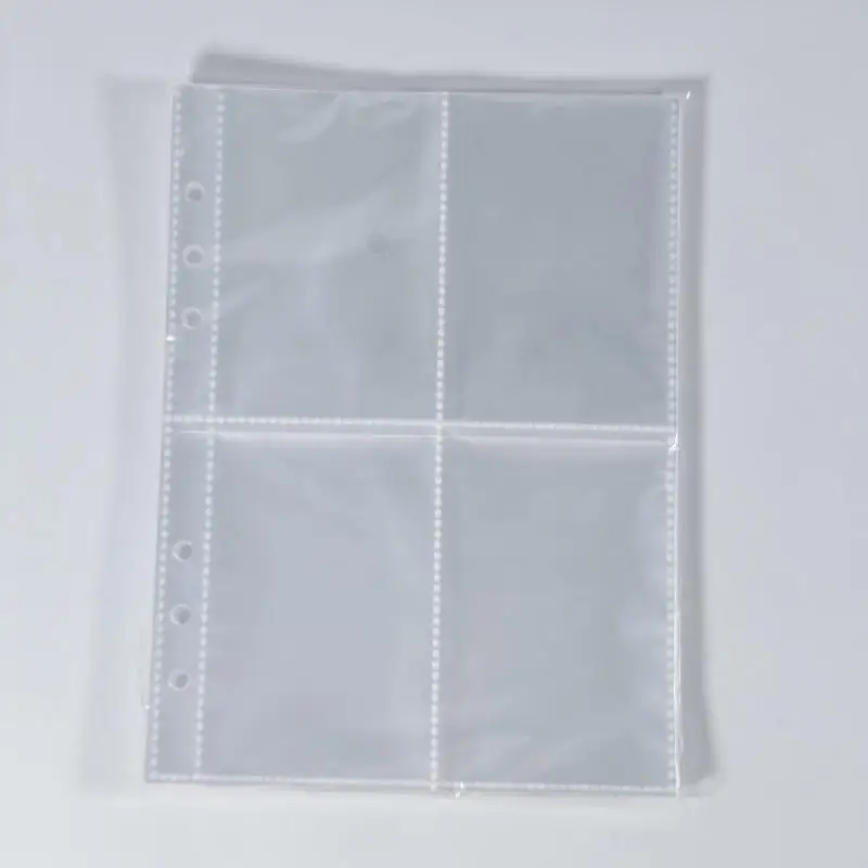 A5 6-Ring Reißverschluss-Ordner Fotokartenalbum mit Glitzer-Cover Ideal für Fotokarten Polaroids Tragbare Kartenaufbewahrung Innenseiten Image