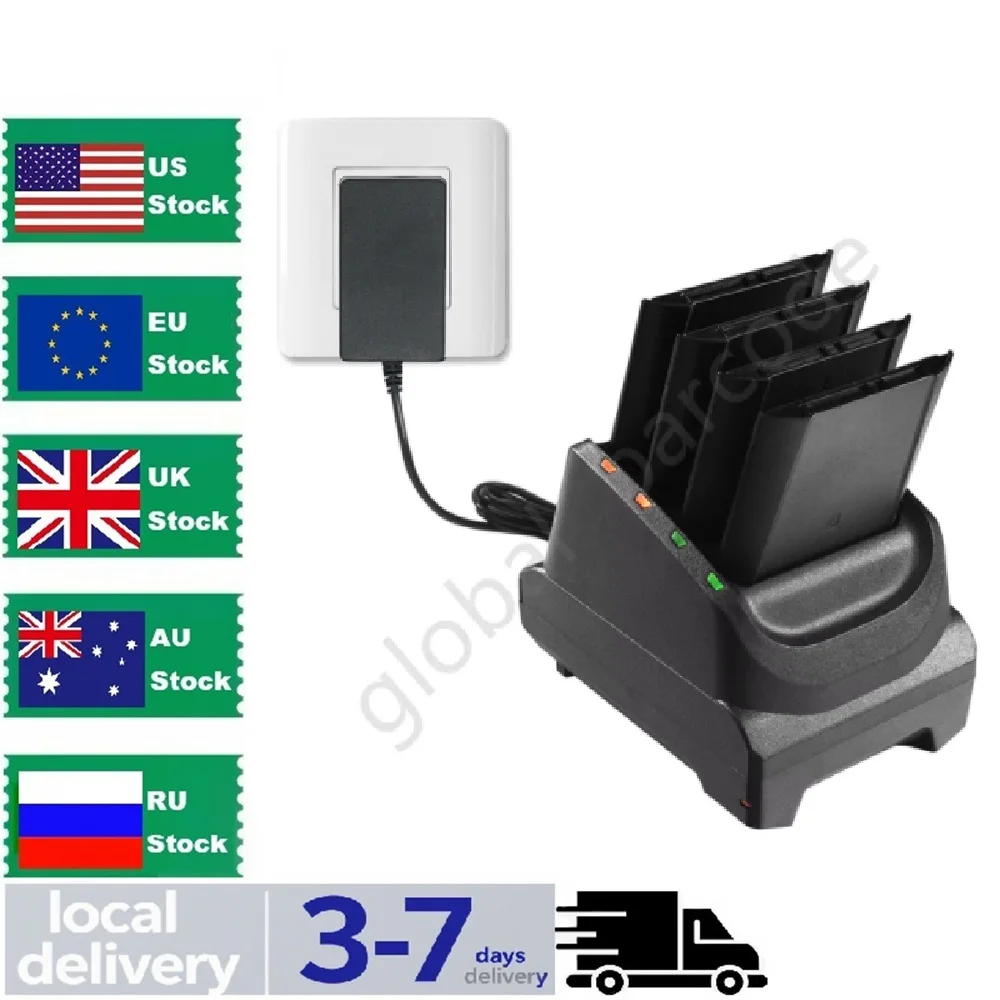 Brandneues SAC-TC51-4SCHG-01 4-Slot-Ladegerät für Zebra TC51 TC52 TC56 TC57 Image