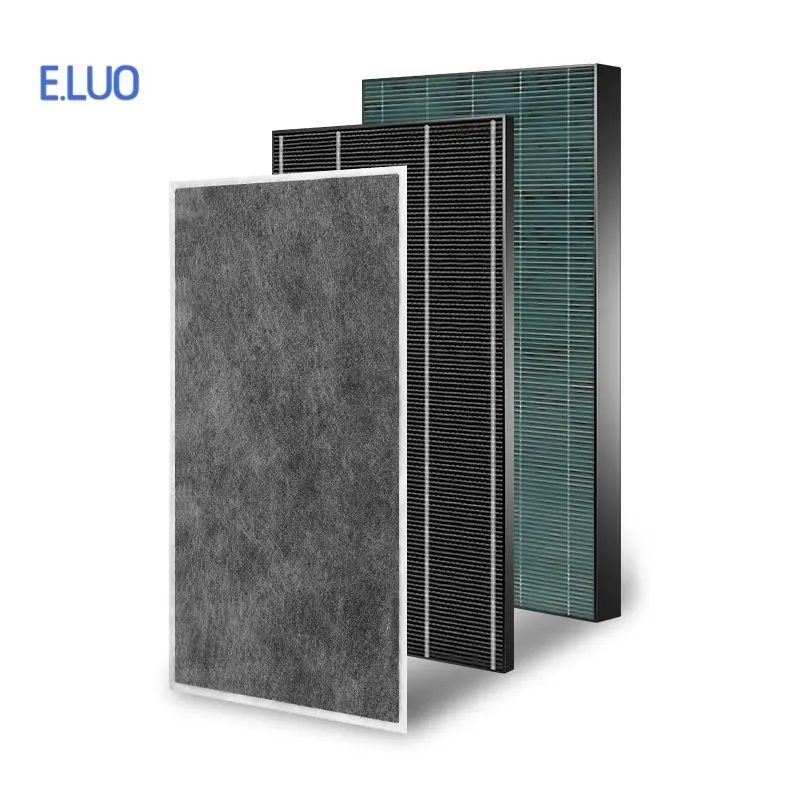 Hepa-Aktivkohle- und Formaldehydfilter-Set FZA51HFR FZ-200HFS FZ-C100HFE für Sharp KC-850U KC-850E KC-A50EUW KC-W280SW Image