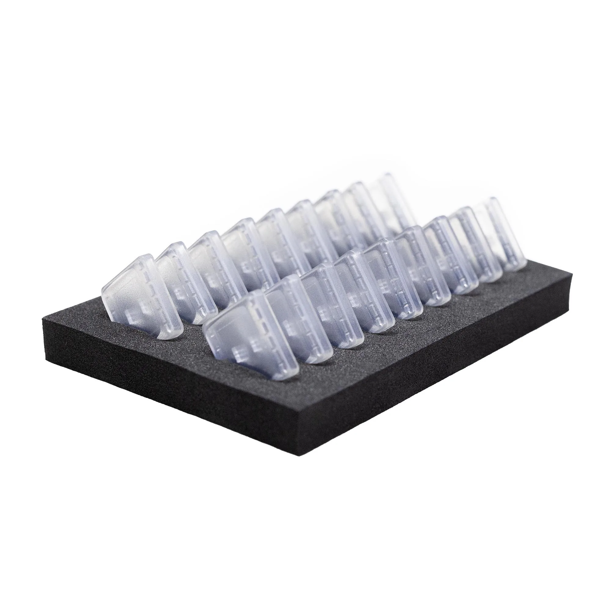 Taihao Low Profile Translucent Keycap Thins Tastenkappen für mechanische Gaming-Tastatur Kailh Choc 1350 oder MX Switch Clear 18-Tasten Image