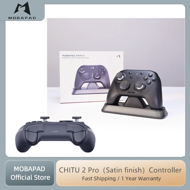 MOBAPAD CHITU 2 Matte Version Pro 2 HD Bluetooth-Controller mit Ladestation für Nintendo Switch 1/2 PC Android iOS Gamepad Image