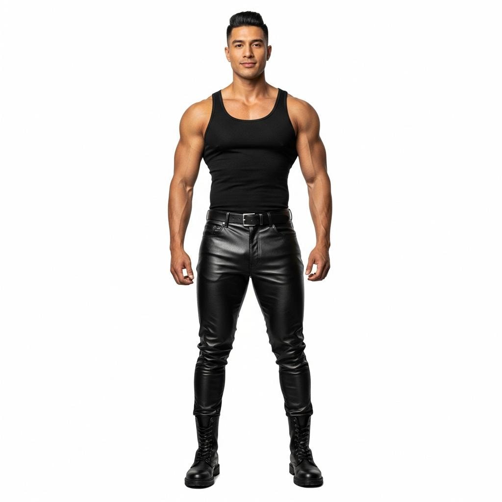 Pantaloni da uomo in vera pelle di pecora - Pantaloni in pelle nera da uomo - Jeans in pelle - Pantaloni in pelle fatti a mano / Regalo per lui