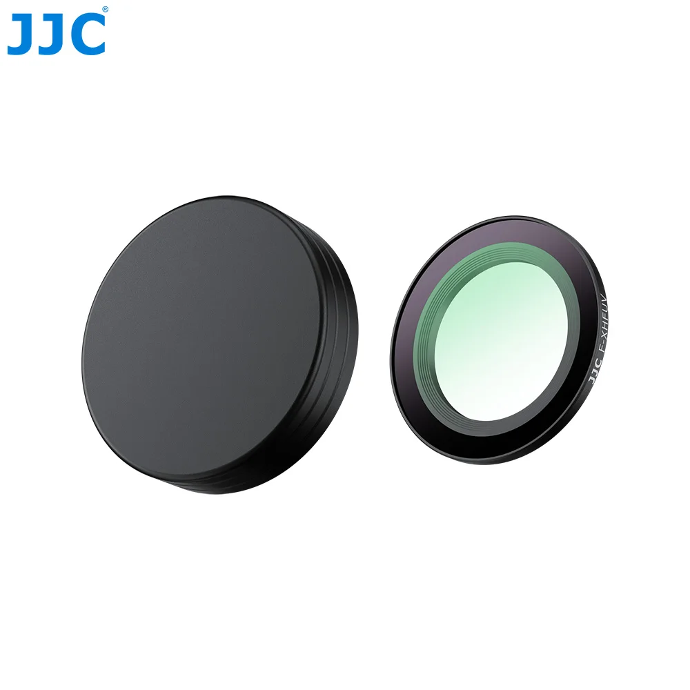 JJC Magnetischer UV-Filter mit Objektivdeckel für Fujifilm X Half Fujifilm X-HF1 Objektivfilter Antireflexion L39 optischer Glas-UV-Filter Image