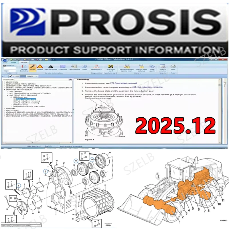 PROSIS Service Information & Parts Katalog (12.2025 Offline Neueste Version) Image