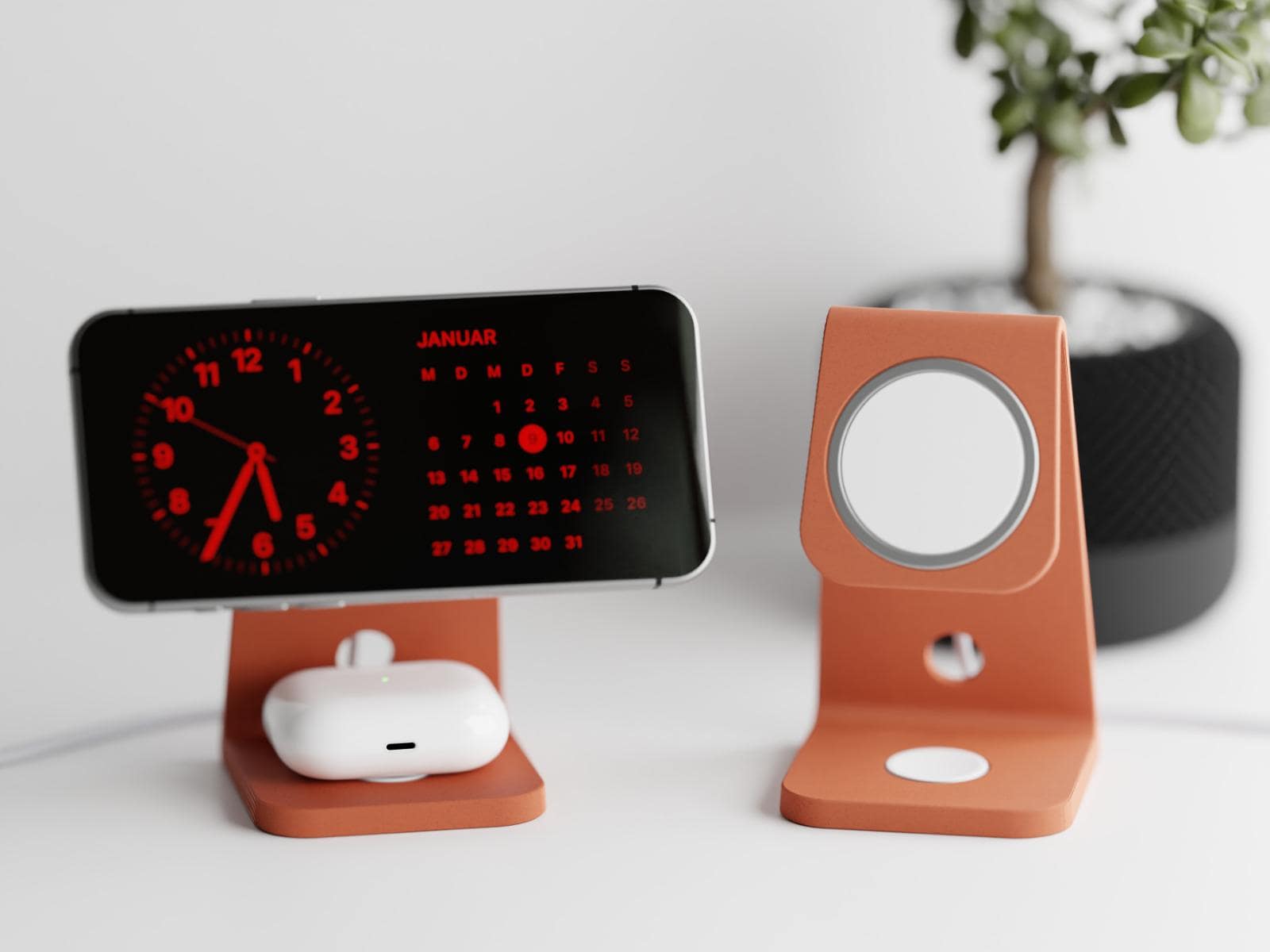 Stazione di ricarica MagSafe 3 in 1 per iPhone, Apple Watch e AirPods, dock di ricarica wireless, supporto di ricarica per iPhone, caricabatterie da s