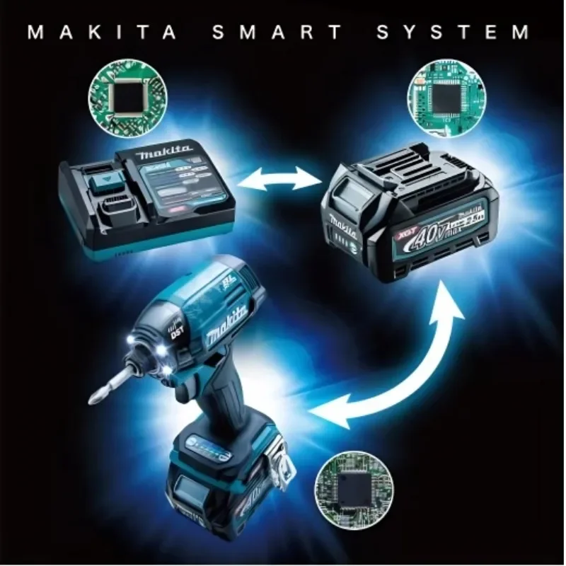 100% Original Makita 40V Max 5,0Ah Akku BL4050F für Makita Elektrowerkzeuge XGT HS004G TD001G TW001G HR001G DF001G GA003G Werkzeugakku Image