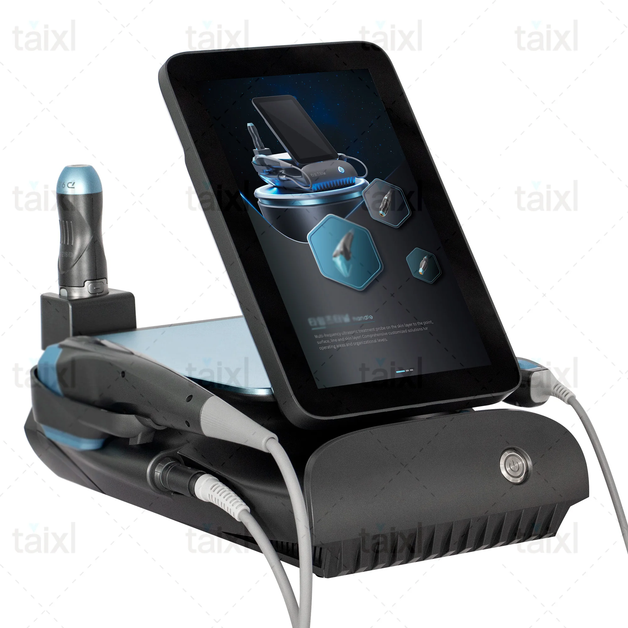 3-in-1-Maschine zur Hautstraffung und -straffung, Faltenentfernung, Straffungsgerät für das Gesicht, TI-Tanium-Ultraschall, RF-Ultralift Image