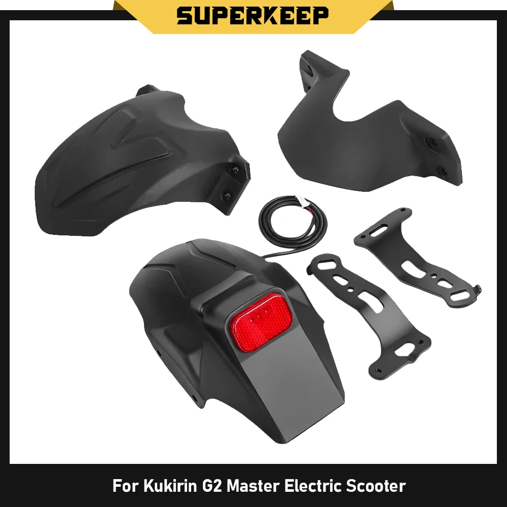 Für KuKirin G2 Master Elektroroller: Vorderer und Hinterer Kotflügel, Rücklicht oder Links-Rechts-Halterung, Montage- und Reparaturteile Image