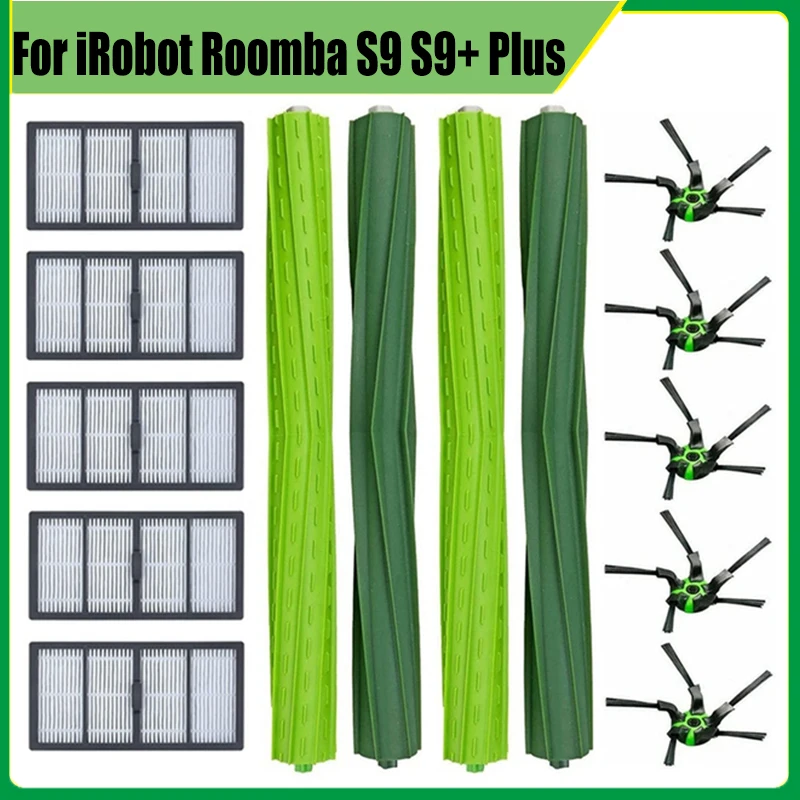 Hohe Qualität Hauptrolle Seitenbürste Staubbeutel Für iRobot Roomba S9 9150 S9 + Plus Roboter Staubsauger Teile Hepa-Filter Zubehör Image