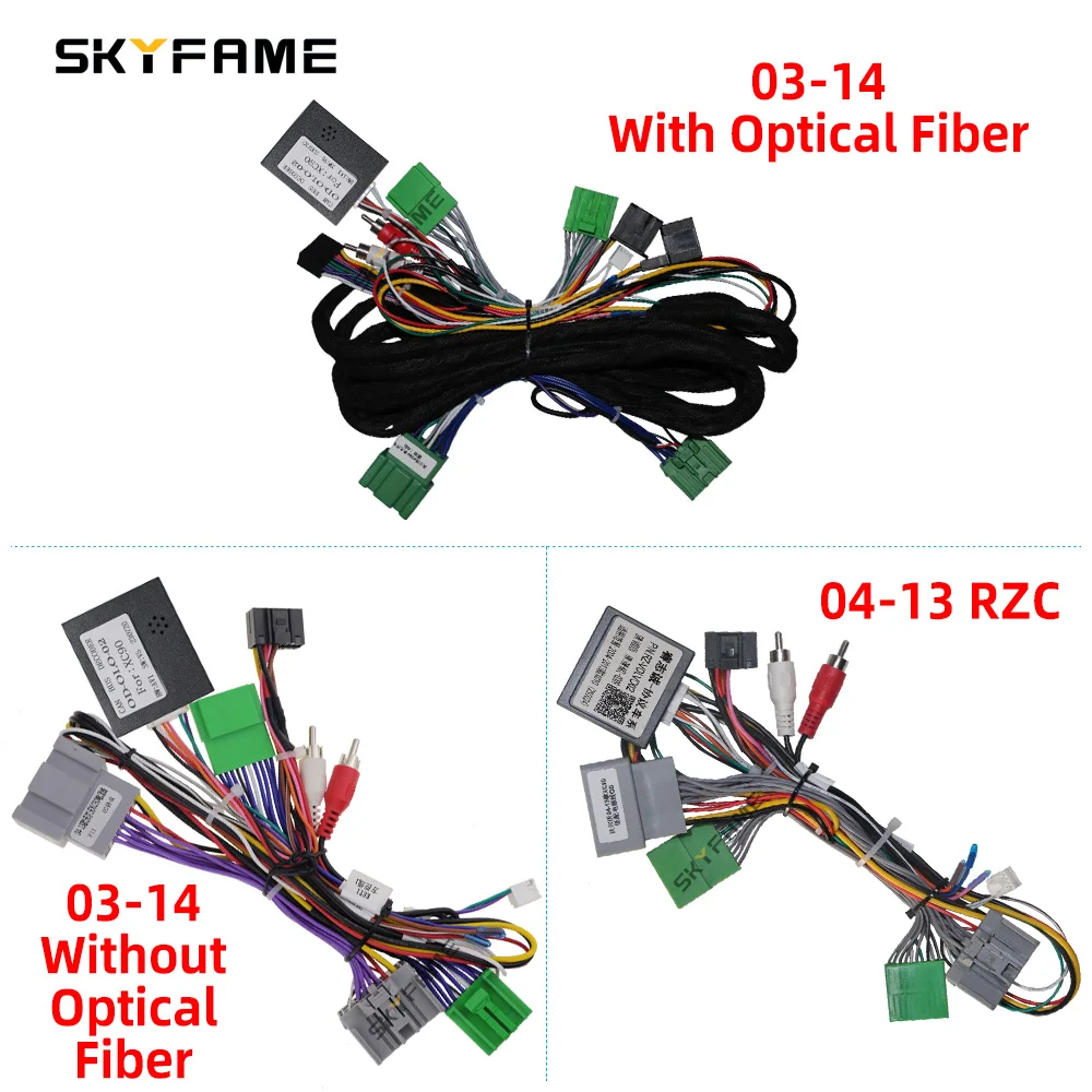 SKYFAME Auto 16Pin Kabelbaum Adapter Canbus Box Decoder Android Radio Power Kabel Für Volvo XC90 S90 V90 OD-OLO-02 Image