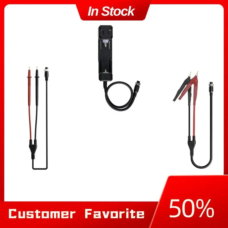 Top Verkauf HRM-10 Batterie Interne Widerstand Meter 18650 26650 Prüfung Sonde Stift Stecker Zubehör Image