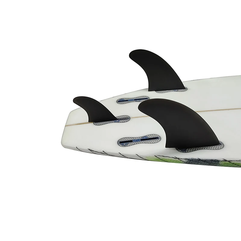 3 pièces/ensemble UPSURF FCS II ailerons de planche de Surf aileron MR double palmes + aileron central planche de Surf Quiha accessoires de Surfcasting 2 + 1 aileron de Surf en nid d'abeille