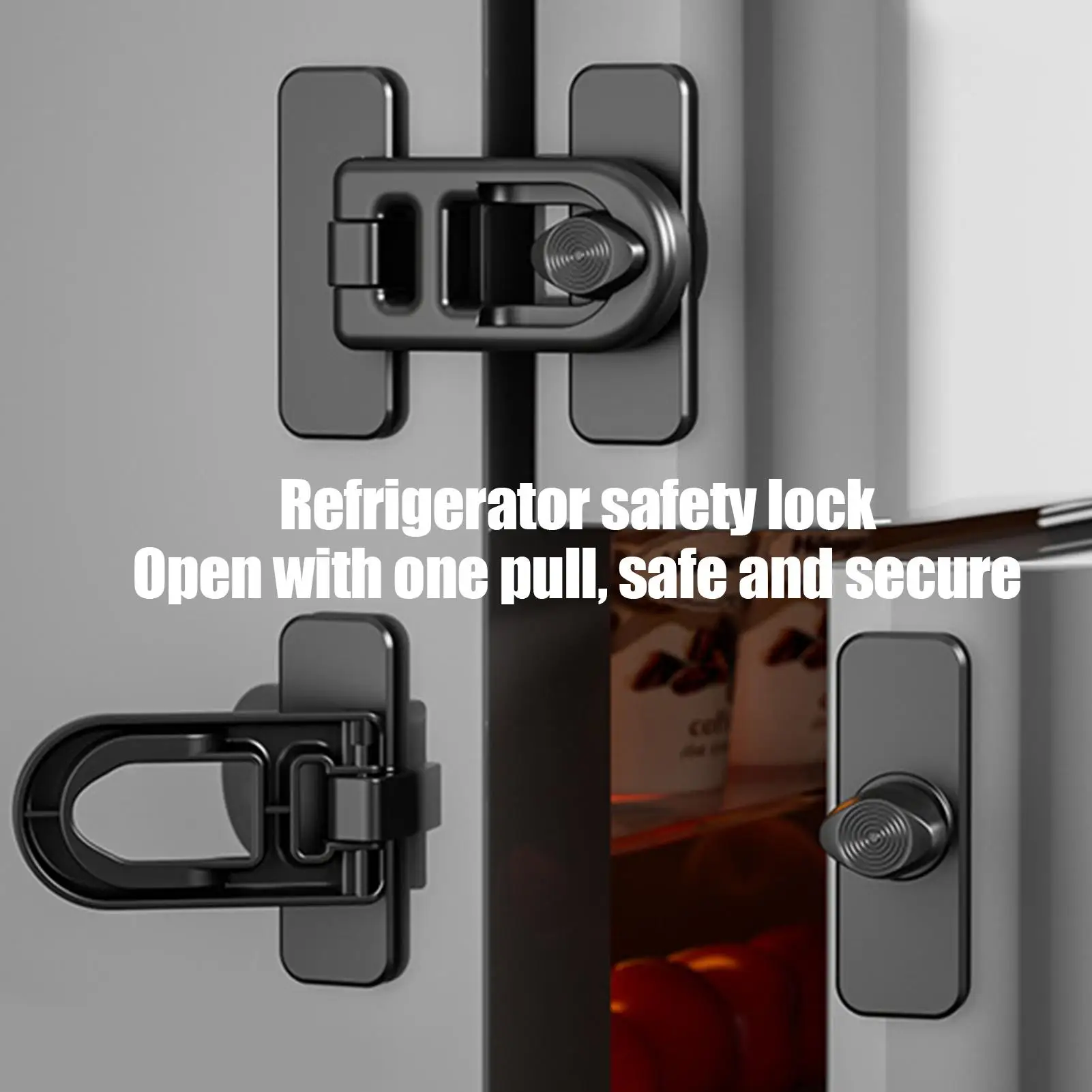 Réfrigérateur enfant serrure de sécurité petit réfrigérateur porte loquet four bébé preuve enfant serrure de sécurité enfant preuve réfrigérateur serrure pour enfant en bas âge