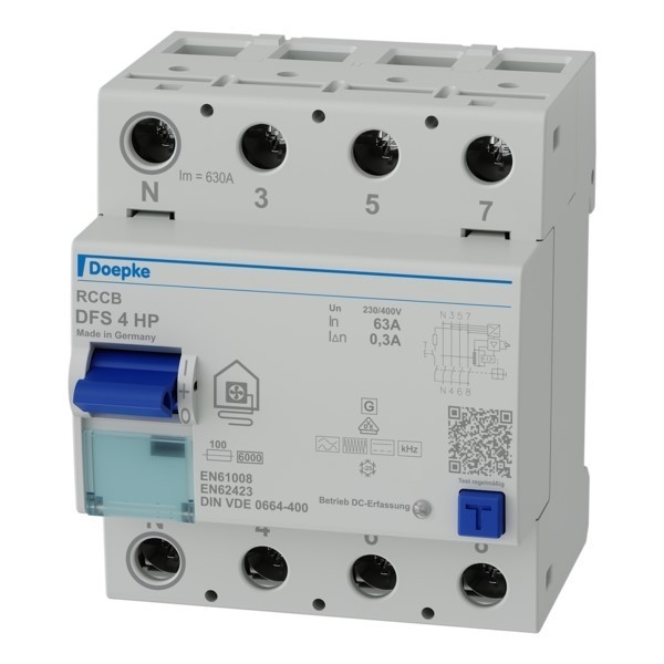 Doepke FI-Schutzschalter DFS4 063-4/0,30-HP 09146805 Image
