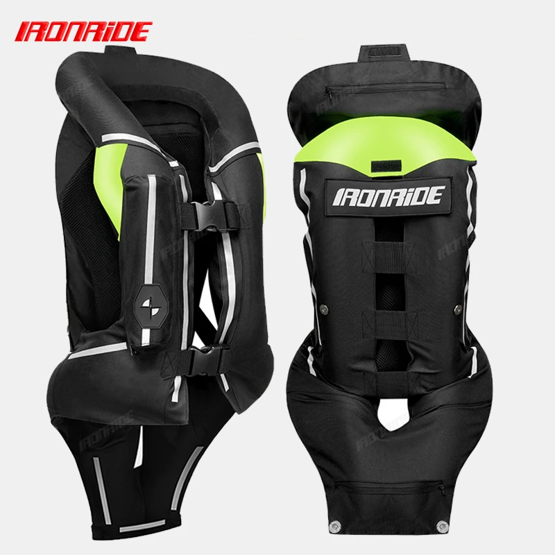 Veste de moto, gilet airbag moto réfléchissant, gilet airbag de motocross, équipement de moto avec protection CE