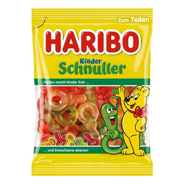 Haribo Fruchtgummi »Kinder Schnuller« 175 g gelb Image