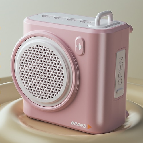 Mini enceinte Bluetooth TWS, petite enceinte portable en métal au style rétro, avec un son puissant et agréable, idéale pour le bureau.